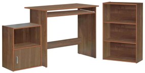 Set Decon Γραφείο Κερασί : Γραφείο 90X50X75Cm Βιβλιοθήκη 50X23X80Cm Ντουλάπι 41X29X54Cm . Διάσταση: 90x50x75-50x23x80-41x29x54cm