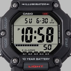 Ανδρικά Ρολόγια Casio AE-1600H-1AVEF