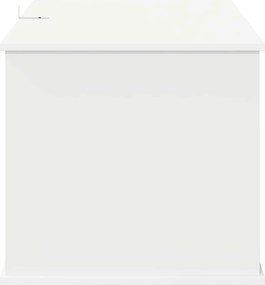vidaXL Σπίτι Γάτας Λευκό 85 x 55 x 50 εκ. Επεξεργασμένο ξύλο