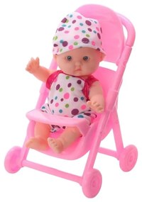 Παιδικό καροτσάκι mini με κούκλα - 0812-152 - 917428