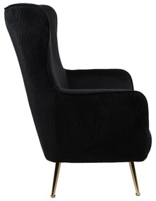 MADISON ΠΟΛΥΘΡΟΝΑ ΜΑΥΡΟ 78x88xH110cm 01-2565