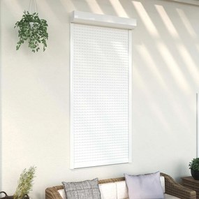 vidaXL Ρολό εισόδου Λευκός 100 x 210 cm Αλουμίνιο και Πολυουρεθάνη