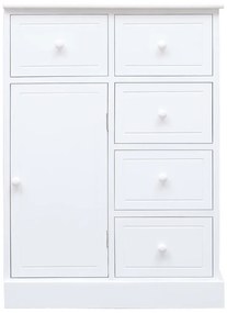 Μπουφές με 10 Συρτάρια Λευκός 113 x 30 x 79 εκ. Ξύλινος - Λευκό