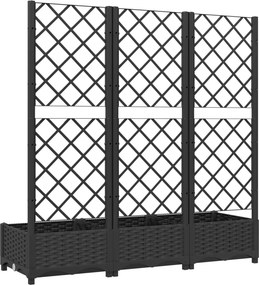 vidaXL Κήπος Μαύρο 120 x 40 x 121,5 cm