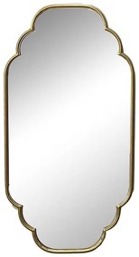 Καθρέπτης Farous Inart χρυσό μέταλλο 61x3x122εκ 61x3x122 εκ.