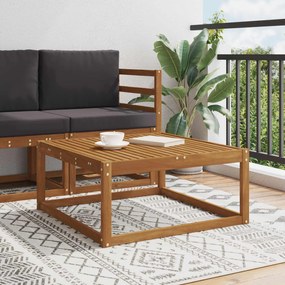 vidaXL Εξωτερικό Τραπέζι Φυσικό 79 x 79 x 37 εκ