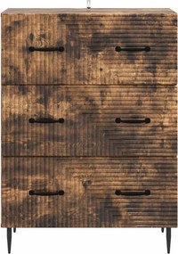 vidaXL Ντουλάπι με Συρτάρια 66 x 34,5 x 89,5 εκ Επεξεργασμένο Ξύλο