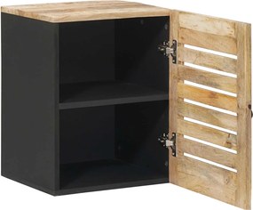 vidaXL Κρεμαστό ντουλάπι Καφέ και Μαύρο 38 x 33,5 x 48 εκ.
