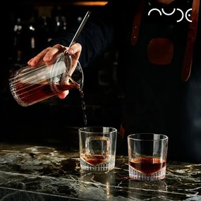 NUDE CALDERA WHISKEY SET6 325CC H: 9.1 D: 8.9 P/1152 GB6.OB24. | Συσκευασία 6 τμχ