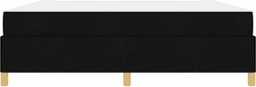 vidaXL Σκελετός Κρεβατιού Μαύρο 180 x 200 cm ύφασμα