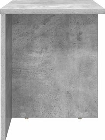 vidaXL End Table Σκυρόδεμα Γκρι 37 x 32 x 40 εκ Επεξεργασμένο ξύλο