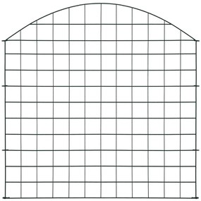 vidaXL Περίφραξη Κήπου Αψίδα Σετ Πράσινη 77,5 x 78,5 εκ.