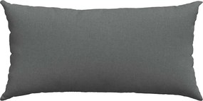 vidaXL Μαξιλάρι Καναπέ 2 pcs Σκούρο Γκρι 80 x 40 cm ύφασμα