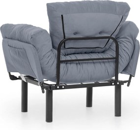 Πολυθρόνα Γκρι NITTA SINGLE 70x95x85