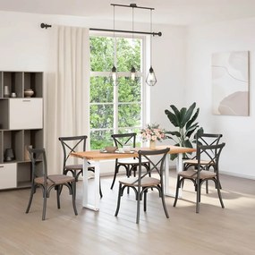 vidaXL Πόδια Κονσόλας σε Σχήμα U 2 τεμ. Λευκά 38x(72-73) εκ. Ατσάλι