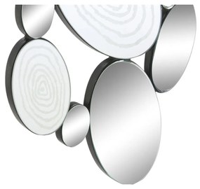 Τοίχο καθρέφτη DKD Home Decor Μαύρο Σύγχρονη 119 x 2 x 61 cm 60 x 2 x 120 cm