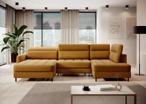 Γωνιακός καναπές Tobe-Moustardi-Αριστερή
