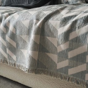 Ριχτάρι Πολυθρόνας (180x180) Gofis Home Caspian Weed Grey 156/07
