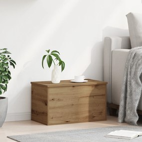 vidaXL Κουτί Αποθήκευσης με Καπάκι από Τεχνητό Ξύλο Δρυός 60x35x35 εκ