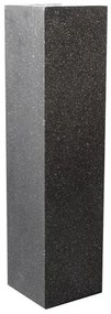 Ανθοστήλη Πήλινη Terazzo Μαύρο M 28x28x100 εκ. B-6150-8 Supergreens-B-6150-8-Μαύρο B-6150-8