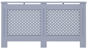 vidaXL Κάλυμμα Καλοριφέρ Ανθρακί 152 x 19 x 81,5 εκ. από MDF