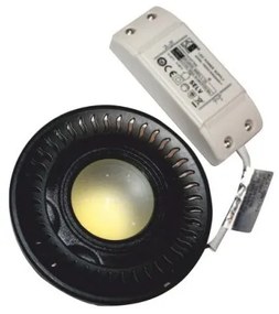 Σποτ Φωτιστικό Χωνευτό PL LED AR111 15W IP20 UFI1527 ACA-UFI1527-Μαύρο UFI1527