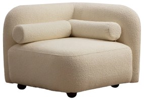 Intrahome Πολυθρόνα ALTAIELLA Intrahome ύφασμα μπουκλέ κρεμ 90x90x74εκ | SKU: INTRAPA-182112414