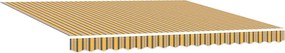 vidaXL Σκηνίτσα Αναδιπλούμενη Πολύχρωμο 400 x 300 εκ Ύφασμα και Ατσάλι