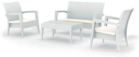 MIAMI ΣΕΤ WHITE 2ΠΟ+1ΚΑ+ΤΡΑΠ.92Χ53εκ.+ΜΑΞ ΠΟΛ/ΝΙΟΥ