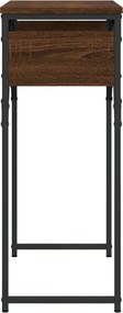 vidaXL Τραπέζι Κονσόλα με Ράφι Καφέ Δρυς 75x30x75 εκ. Επεξεργ. Ξύλο