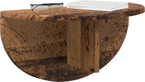 vidaXL Ράφι Τοίχου 2 τμχ. Παλιό ξύλο 48 x 24 x 24 εκ