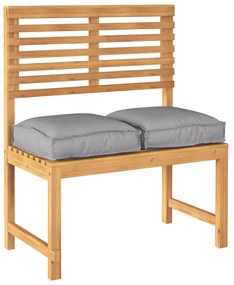 vidaXL Μαξιλάρια Παλέτας για Θέση 2 τεμ Γκρι 40x40x8 εκ Ύφασμα Oxford