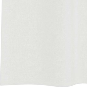 vidaXL Κουρτίνες Voile με βρόχους 2 τεμάχια Λευκό 140x140 cm