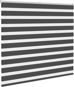 vidaXL Ζέβρα τυφλή Μαύρο Πλάτος υφάσματος 155,9 εκ. Πολυεστέρας