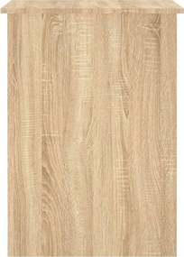 vidaXL Γραφείο Sonoma Δρυς 100 x 55 x 75 εκ. από Επεξεργασμένο Ξύλο