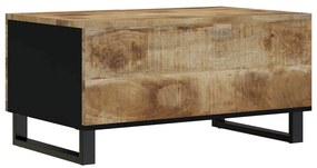 vidaXL Τραπεζάκι Σαλονιού 80x50x40 εκ. Μασίφ Ξύλο Μάνγκο &amp; Επεξ. Ξύλο
