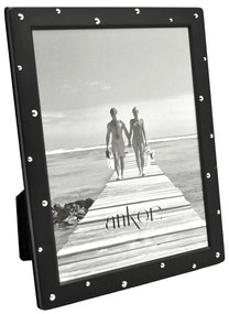 Κορνίζα Επάργυρη Μαύρη Ματ 10x15cm