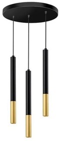 Κρεμαστό Φωτιστικό Οροφής 100-09711-07 Luma-100-09711-07-BLACK-Μαύρο 100-09711-07-BLACK