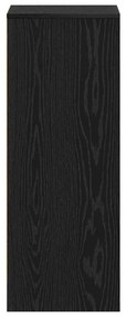 vidaXL Ντουλάπα Παπουτσιών Μαύρο Δρύς 60x35x92 εκ Επεξεργασμένο Ξύλο
