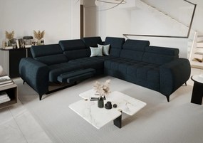 Γωνιακός καναπές Calyra II Relax-Ανθρακί-Αριστερή