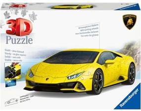 Παζλ 3D 11562 Lamborghini Huracan 108Τμχ. Yellow Ravensburger