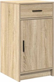 vidaXL Τραπέζι περιποίησης με συρτάρι 2 pcs Καφέ Επεξεργασμένο ξύλο