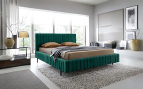 Επενδυμένο κρεβάτι Prallo-Prasino-160 x 200