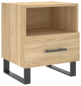 vidaXL Κομοδίνο Sonoma Δρυς 40 x 35 x 47,5 εκ. από Επεξεργασμένο Ξύλο