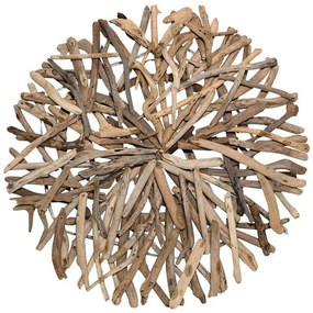 Διακοσμητικό Τοίχου 958-125-004 90x90x7cm Natural Wood