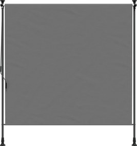 vidaXL Εξωτερικό ρολό Ανοιχτό γκρι 100 x 270 cm