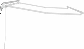 vidaXL Σκελετός Τέντας Λευκό 3,5 x 2 m Μέταλλο