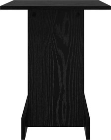 vidaXL End Table Μαύρη Οξυά 44,5 x 45 x 55 εκ Επεξεργασμένο ξύλο