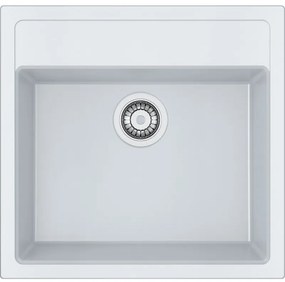 Franke Smart Sirius SID 610-49 Ένθετος Συνθετικός Νεροχύτης 53cm Polar White