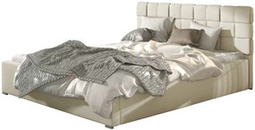 Επενδυμένο κρεβάτι Grady-140 x 200-Χωρίς μηχανισμό ανύψωσης-Mpez